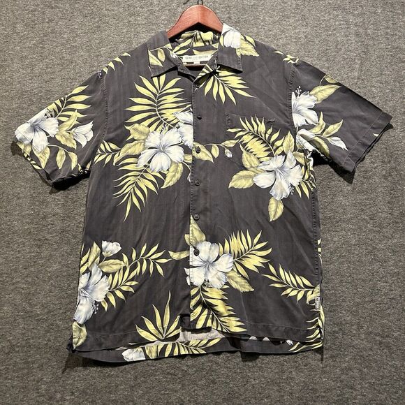 Quick Silver Edition Floral Hawaiian Short Sleeve‎ Shirt Size M Comfort Fit - Picture 1 of 8